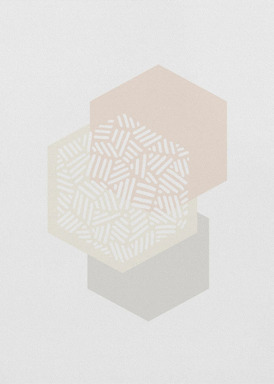 Geometric Mute Colours I | Poster