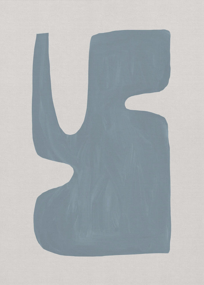 Mid Century Blau I | Leinwand