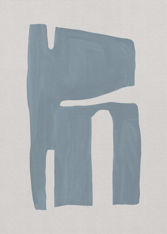 Mid Century Blue II | Poster