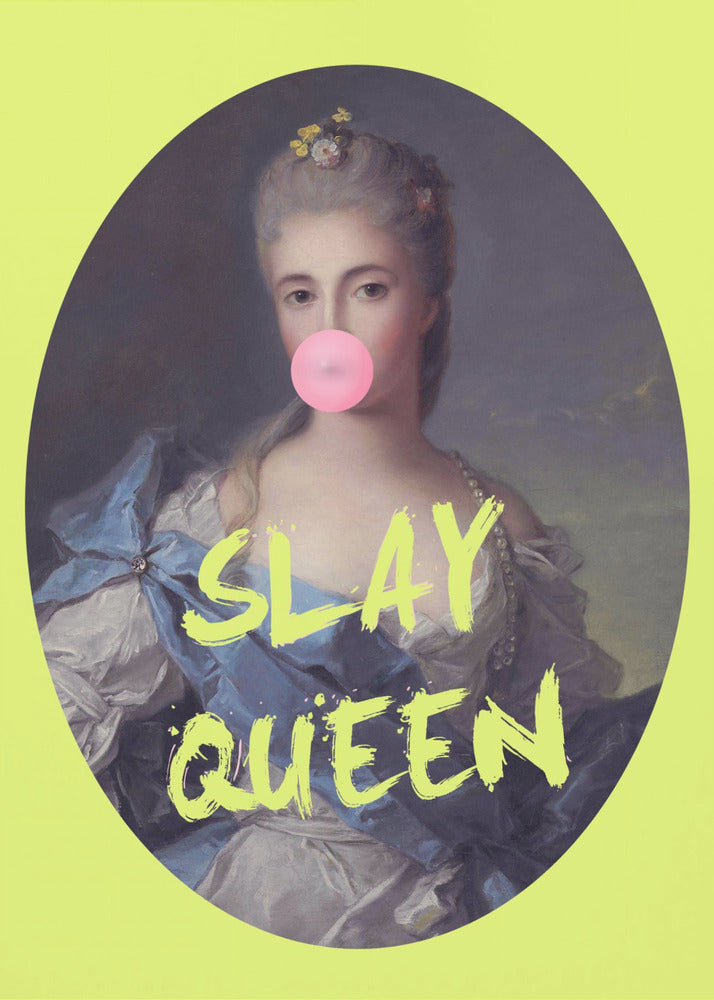 Slayqueen Yellow Ratioiso | Leinwand