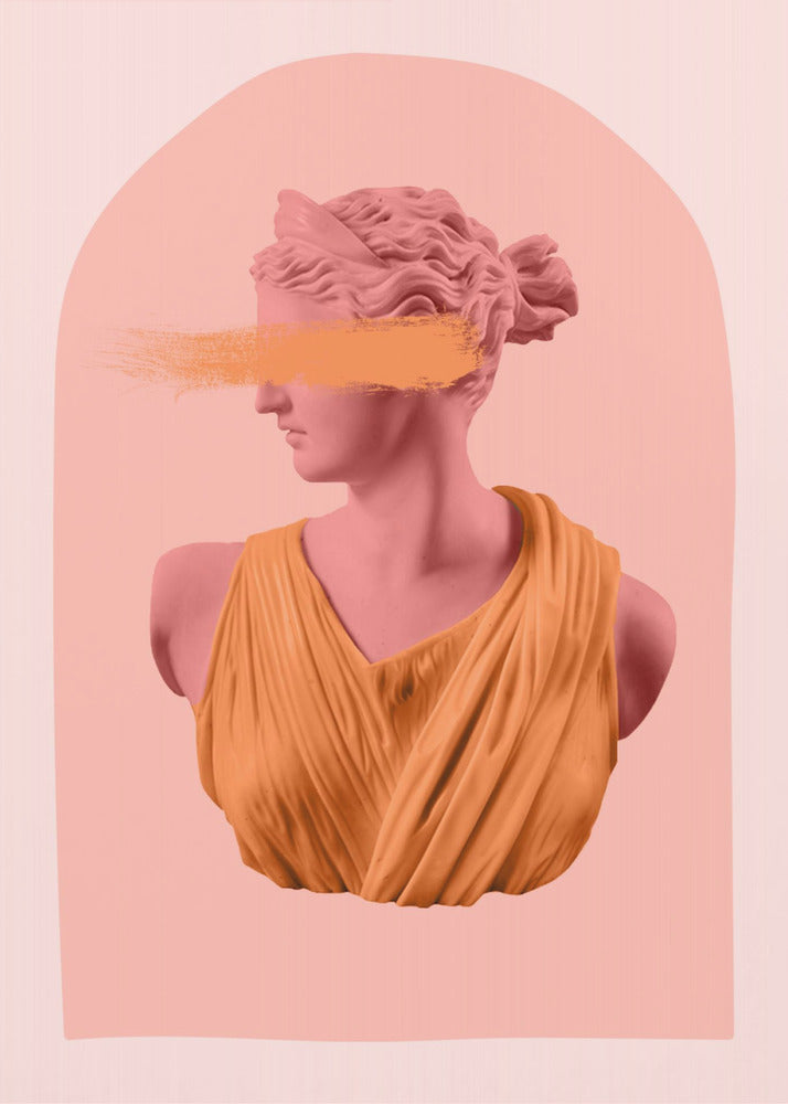 Artemispinkorange2 Verhältnis | Leinwand