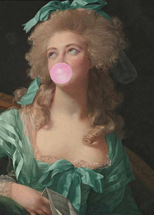 Madame Bubble-Gum | Leinwand