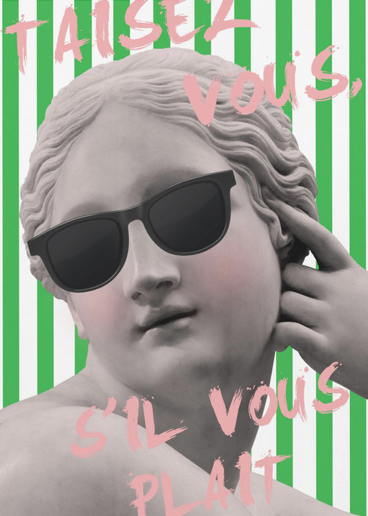 Gestreifte Venus | Poster