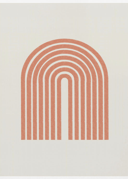Retro-Bogenlinien | Poster