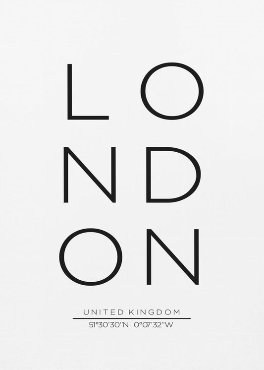 Vertikales London Echo | Poster