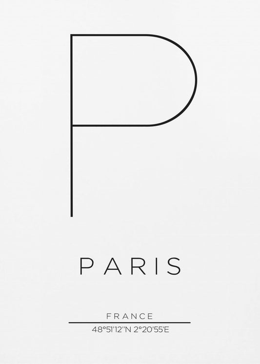 P: Pariser Koordinaten | Poster
