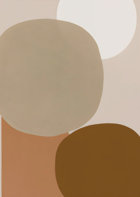 Erdiges Minimalistisches Poster