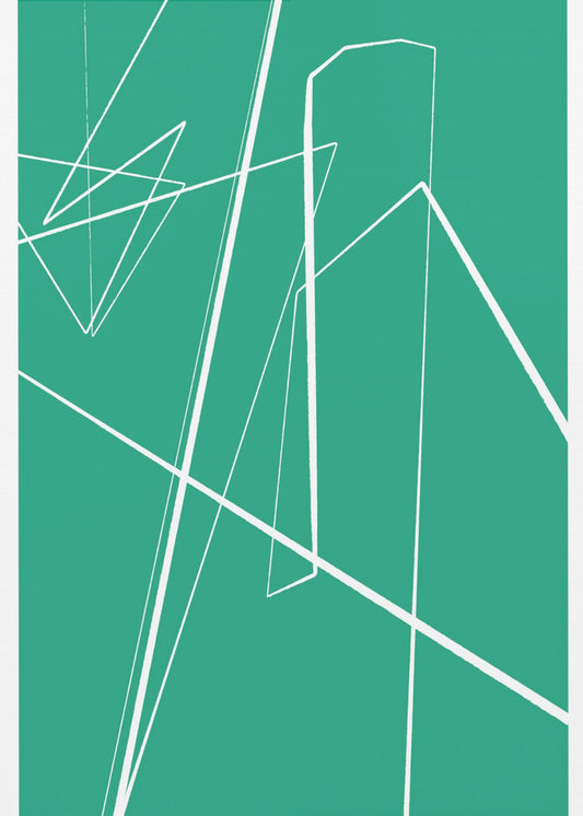 Geometrische Flucht | Leinwand