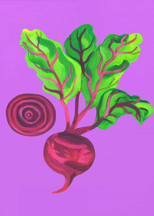 Beetroot Swirl Purple | Poster