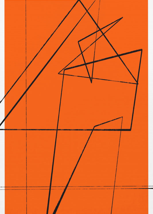 Geometrisches Gewirr | Leinwand