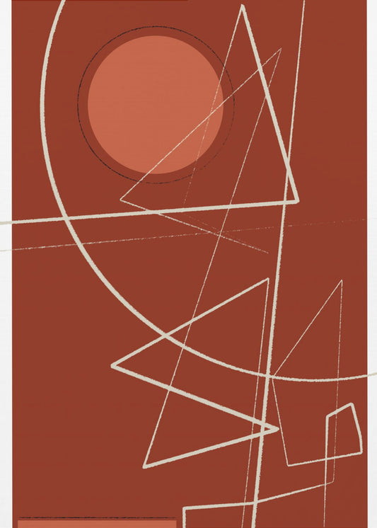 Geometrische Finsternis | Leinwand