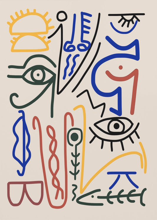 Mystische Symbole | Poster