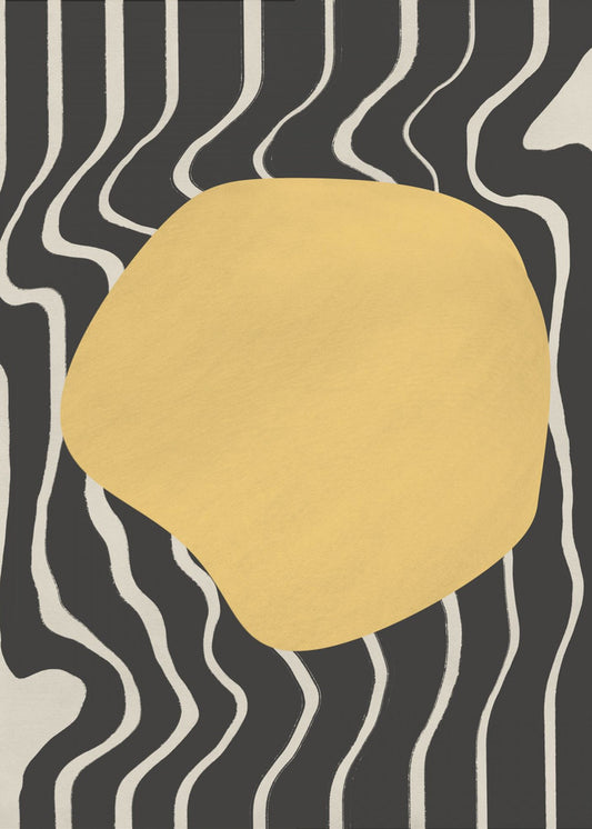 Golden Wave Harmony | Poster