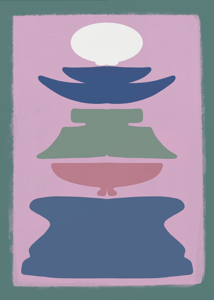 Bold Colorful shapes | Poster