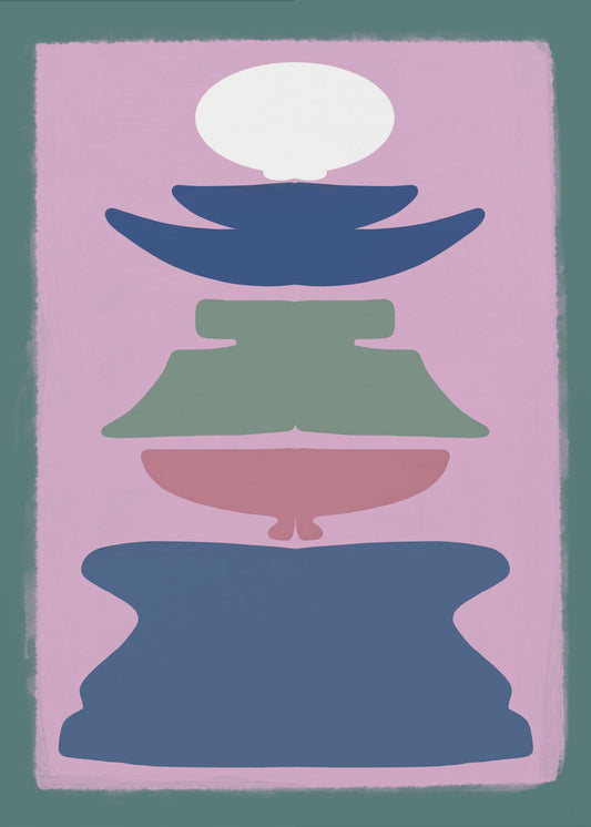 Bold Colorful shapes | Poster