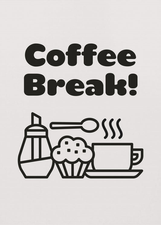Kaffeepause | Leinwand