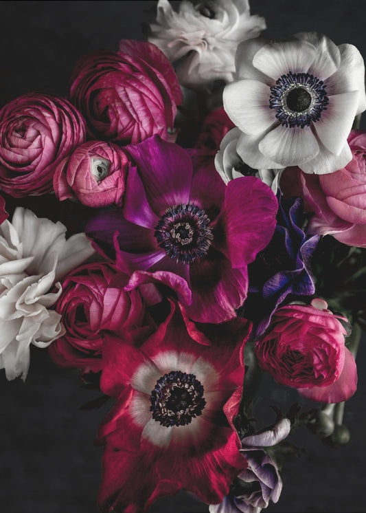 Dunkle Blumen 1 | Leinwand