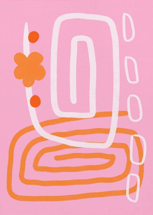 Spiralblütenlandschaft | Poster