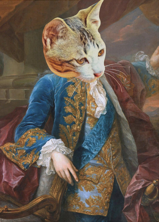 Regal Feline Pose | Poster
