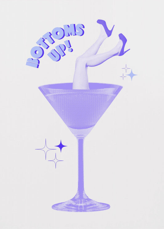 Cocktail Glam Dive | Leinwand
