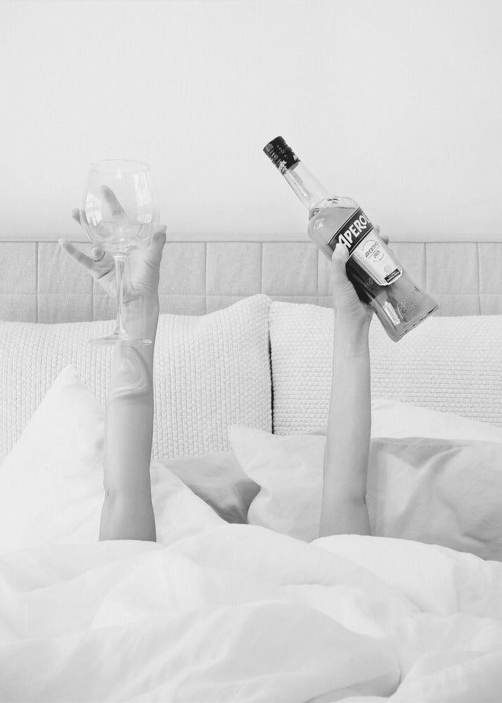 Aperol im Bett | Poster