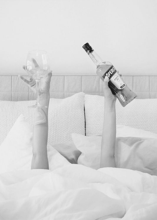 Aperol In Bed Low Key | Canvas