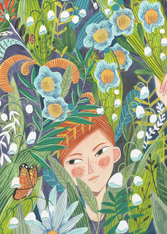 Frau in der Natur | Poster