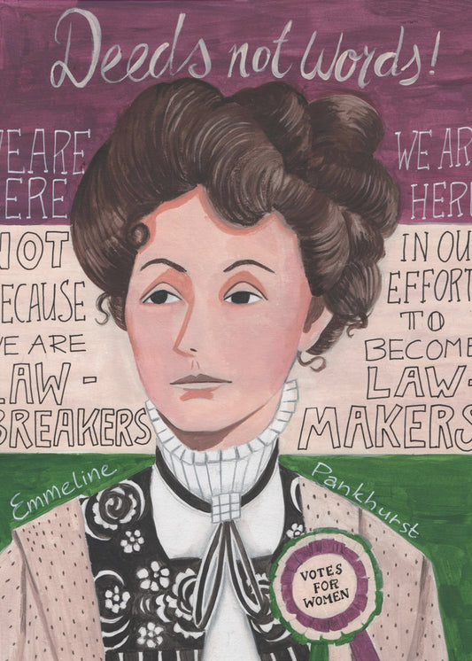 Frauenporträt, Emmeline Pankhurst | Poster