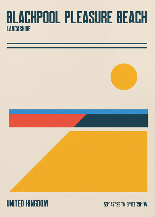 Blackpool Pleasure Beach Reiseposter | Poster