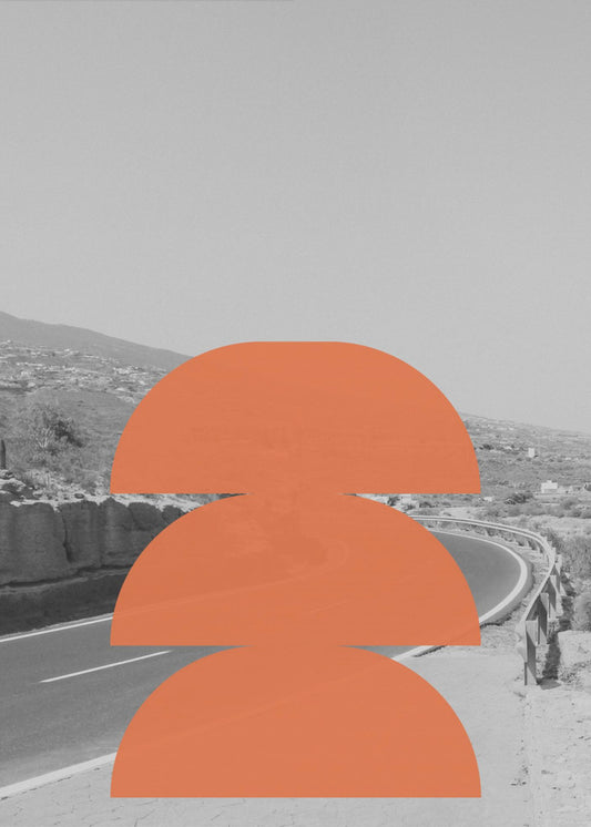 Orange Horizonte | Leinwand