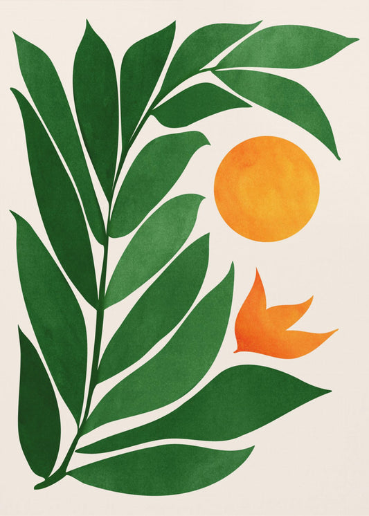 Tropical Forest Sunset | Canvas