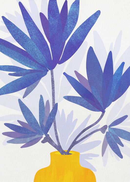 Indigo Blooms | Canvas