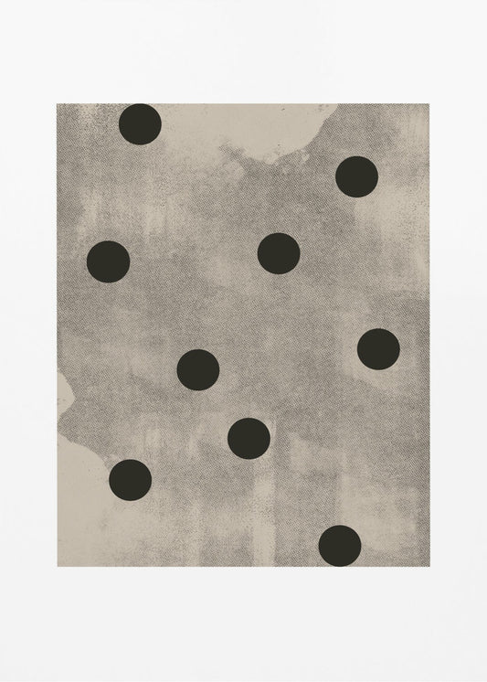 Monochrome Kreise | Poster