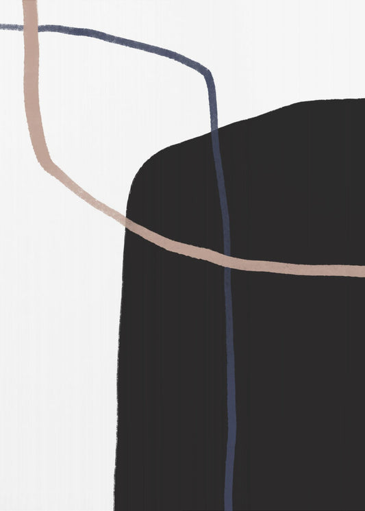 Harmonie geschwungener Linien | Poster