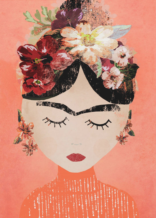 Frida (Pfirsich) | Leinwand