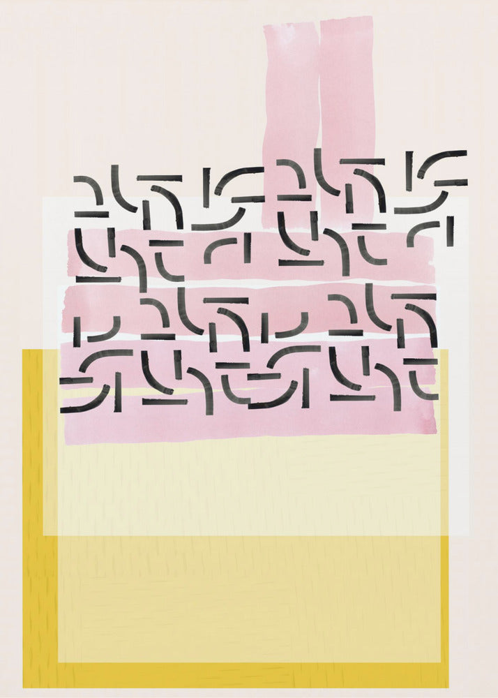 Pastellmuster-Collage 1 | Poster