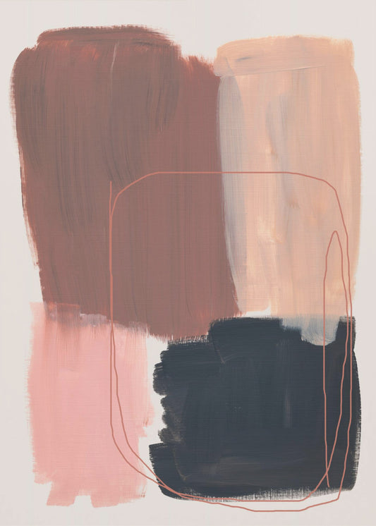 Abstract Brush Strokes 120 | Poster