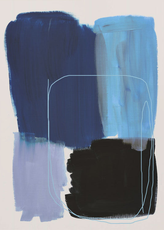 Abstract Brush Strokes 120x | Poster