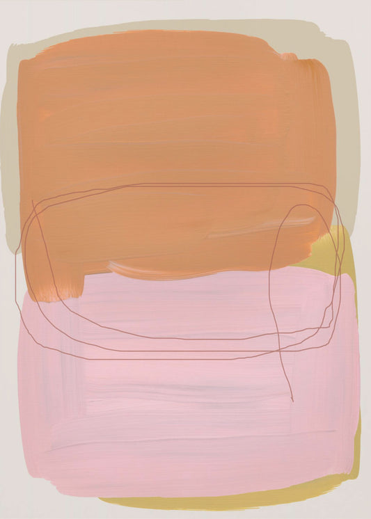 Abstract Brush Strokes 121 | Poster