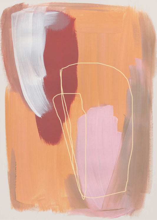 Abstract Brush Strokes 125 | Poster