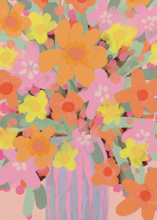 Lebendige Blüten | Leinwand
