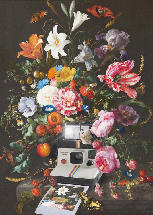 Florales Sofortbild | Leinwand