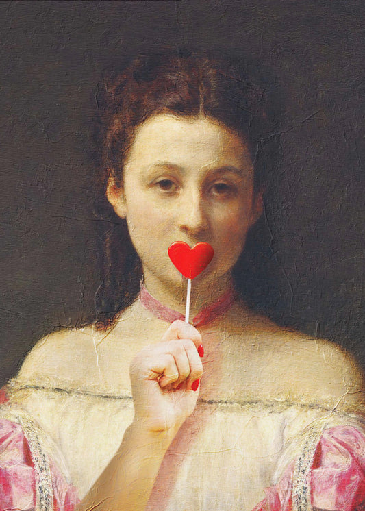 Lollipop-Mädchen | Leinwand