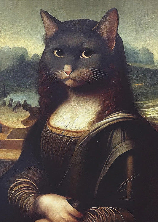 Meowlisa | Leinwand