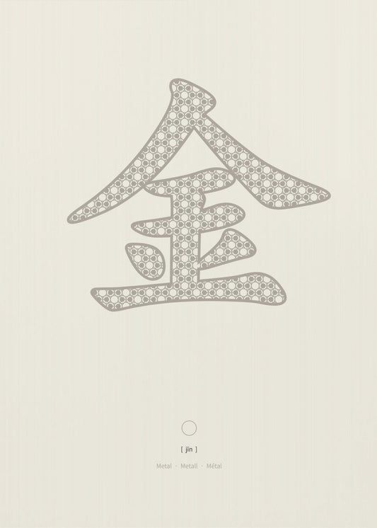 Metall | 金 | Jin | Leinwand