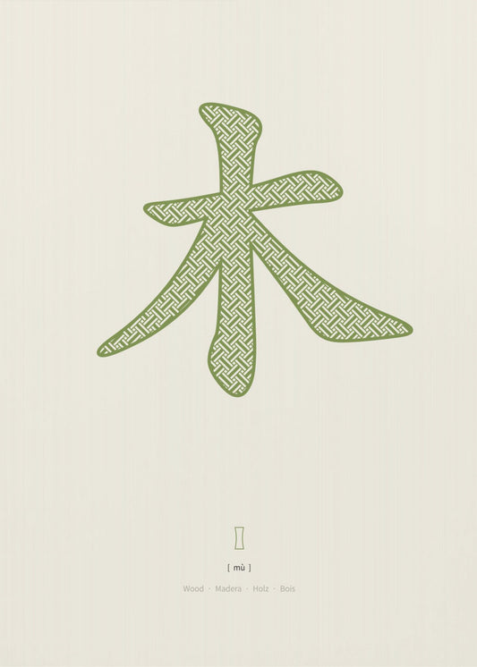 Holz | 木 | Mu | Poster