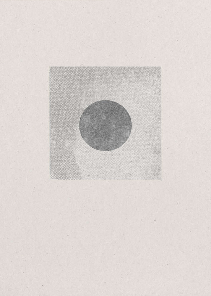 Monochrome Sonnenfinsternis | Poster