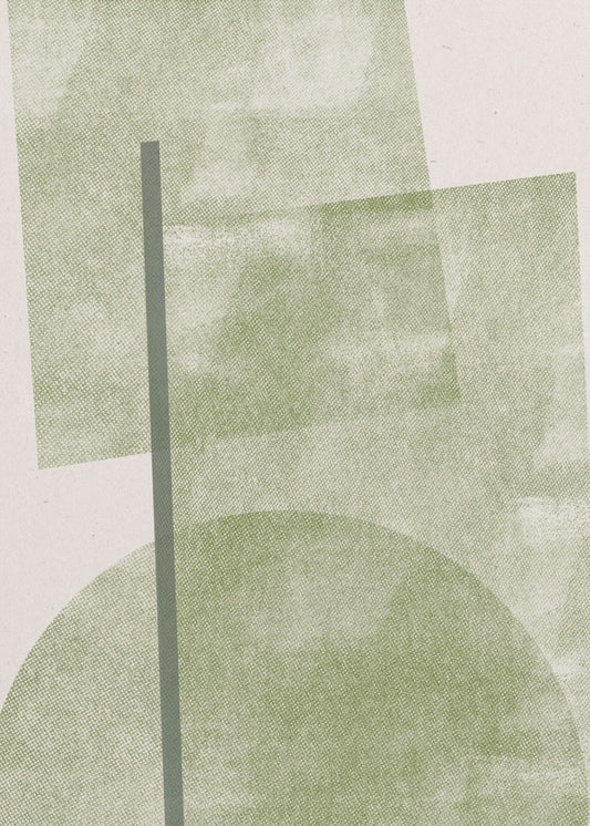 Geometrischer Dunst | Leinwand