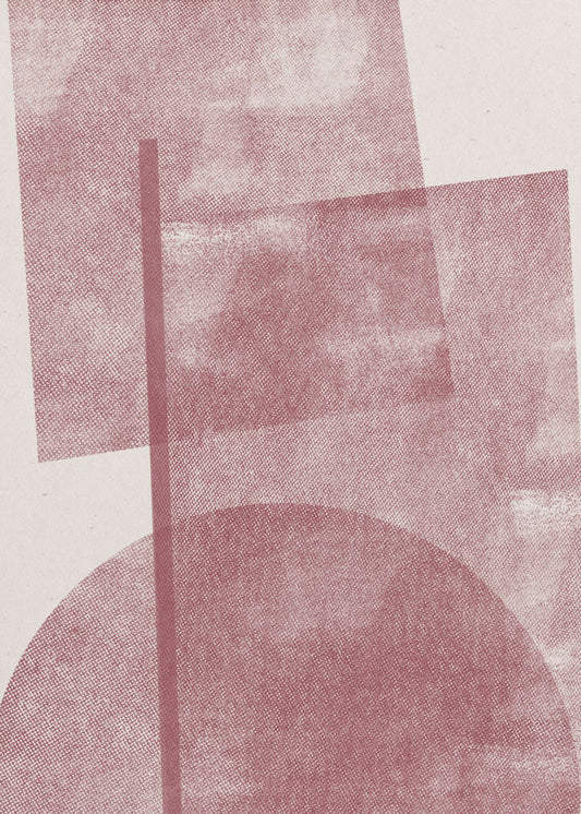 Geometrische Echos | Leinwand