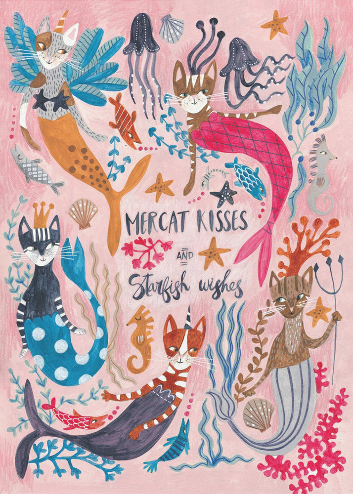 Mercats &amp; Caticorns | Leinwand